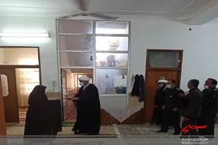 دیدارمسئول نماینده تربیت و تعالی ناحیه ویژه زاهدان با خانواده معظم شهید عباسعلی شهرکی