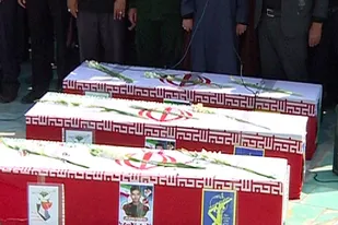 وداع باشکوه زاهدانی ها با سه شهید حافظ امنیت