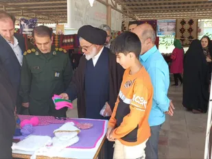 برگزاری نمایشگاه اقتصاد مقاومتی و صنایع تبدیلی جهاد سازندگی سپاه ناحیه دهلران