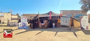 برپایی نمایشگاه اقتصاد مقاومتی در حسینیه عاشقان ثارالله زاهدان