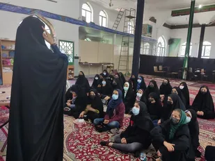نشست بصیرتی ویژه نوجوانان حلقه صالحین پایگاه مقاومت کوثر