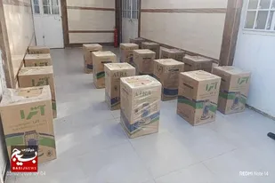 اهدای ۲۰ بخاری نفتی به نیازمندان تفتان توسط بسیج سازندگی به مناسبت دهه مبارک فجر