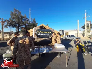 موکب سربازان گروهان حضرت علی&zwnj;اکبر (ع) در میامی به مناسبت ایام فاطمیه برپا شد