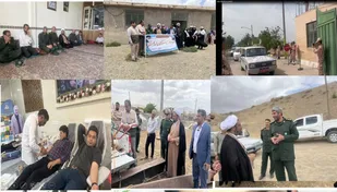 از گروههای جهادی مستقر در روستای گوراب شهرستان زرند بازدید نمود