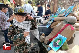 برپایی نمایشگاه دفاع مقدس در ملایر