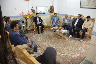 دیدار مشاور استاندار در امور ایثارگران با خانواده شهید سعدی در شاهرود+ تصاویر