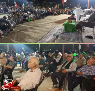 حضور و ایستادگی مردم مبعوث هندیجان اجتماع موج ۱۸۱ درهفته وحدت