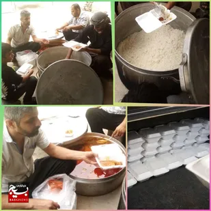 توزیع پرس غذای گرم جهادی هندیجان در میان نیازمندان روستای زلقی