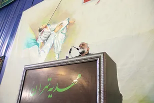 سخنرانی سردار نقدی در همایش شیرخوارگان حسینی(ع)