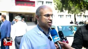 تجمع کادر درمان استان مازندران در محکومیت جنایات وحشیانه رژیم غاصب صهيونيستي