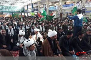 همایش پرشور بسیجیان در کبودراهنگ