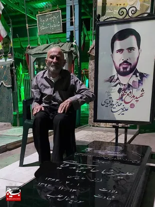 پدر شهید مدافع حرم &laquo;علیرضا حاجیوندقیاسی&raquo; آسمانی شد