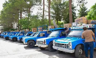 اهدا 150 سری جهیزیه و 200 بسته معیشتی نیروی زمینی سپاه