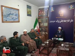 دیدار و تجلیل از امام جمعه شهر زیراب