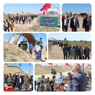 اردوی یک روزه راهیان نور حوزه امام حسین (ع) صالح شهر گتوندبرگزار گردید