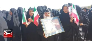 تجدید میثاق بانوان بسیجی صالح آباد در &laquo;همایش زینبیون&raquo;