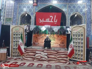 برگزاری یادواره ۵۶ شهید و۳ شهید گمنام در شهر باغین