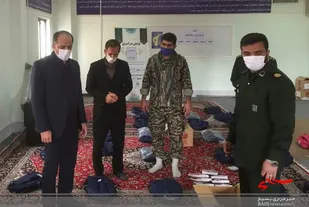 اهدای 85 بسته نوشت افزار توسط اصناف شهرستان بجنورد به دانش آموزان نیازمند