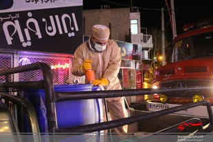 پايش كرونا توسط جهادگران بسيج ، رزمايش پايش همدلي در گلپایگان برگزار شد