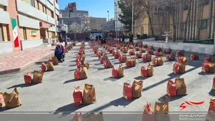 توزیع 200 بسته کمک معیشتی بین مردم سیل&zwnj;زده جنوب استان