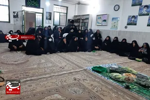 مراسم عزاداری شهادت حضرت امام صادق (ع) به همت بسیجیان سرخه برپا شد