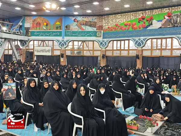 مراسم هفتمین روز شهادت شهدای مدافعان امنیت