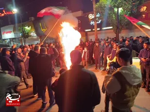 تجمع دانشجویان انقلابی شهرستان بابل در پی محکومیت اقدام جنایتکارانه رژیم صهیونستی