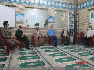 مراسم تکریم و معارفه رابط نمایندگی ولی فقیه در حوزه امام محمدباقر(ع)