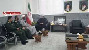 دیدار مسئول نمایندگی ولی&zwnj;فقیه سپاه امام سجاد (ع) استان هرمزگان با امام جمعه شهرستان سیریک