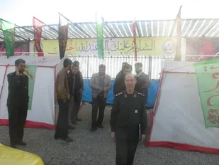 بازدید مسئولان ستاد اربعین از موکب&zwnj; میدان بهشت&zwnj;زهرا(س) اسدآباد + تصاویر