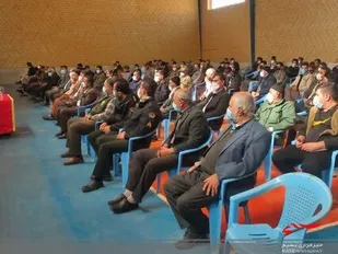 همایش اقتدار بسیجیان در بخش فلارد