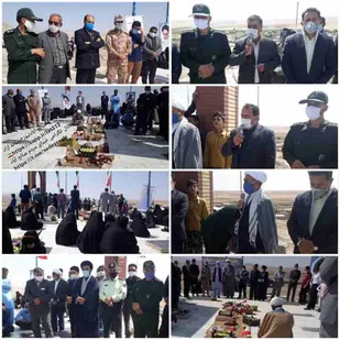 رونمایی از طرح ساماندهی گلزار شهدا روستای جهان آباد