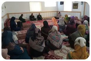 بازدید جانشین سپاه نینوا گلستان از پایگاه شهیده گودرزی حوزه عفاف سپاه&zwnj;گمیشان