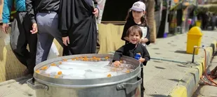 تصاویر زیبایی از حضور چشمگیر کودکان در پیاده&zwnj;روی اربعین