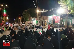 ۱۷۴اُمین تجمع شبانه در فیروزان به یاد قائد شهید امت برگزار شد
