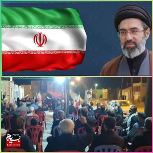 برگزاری مراسم ببعت بارهبر انقلاب با اجتماع مردم شهرزهره هندیجان