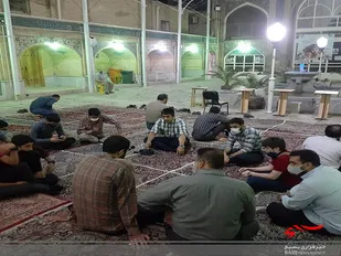 جلسه تدوین برنامه های محرم پایگاه بسیج شهدای چهارسوق