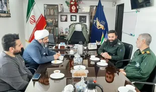 دیدار فرمانده سپاه ورامین با فرمانده سپاه پیشوا
