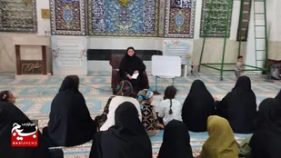 تجمع حلقه&zwnj;ی صالحین و بسیجیان با موضوع جهاد تبیین
