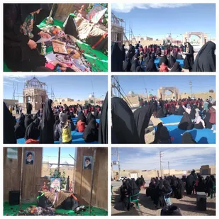 مراسم اربعین شهید گمنام در روستای اسفندآباد/مشاوره تحصیلی برا دانش آموزان 12 تا 18 سال