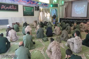 مراسم شهادت امام موسی الکاظم(ع) در تیپ انصارالحسین(ع) همدان