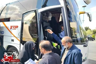 اعزامِ کاروان زائران پیاده رضوی از همدان به مشهد