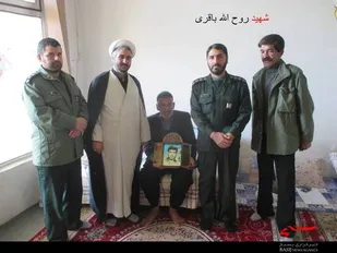 دیدار مسئول نمایندگی ولی فقیه ناحیه درچه از خانواده شهدا