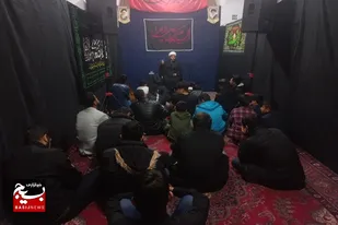 هیئت عزاداری نوجوانان فاطمی در سرخه برگزار شد