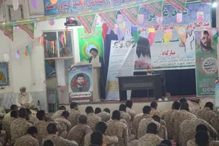 حضور کاروان غدیر شهید هادی در قرارگاه عملیاتی لشکر ۵۸ ذوالفقار شاهرود+ تصاویر