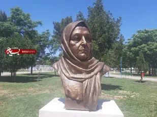 سردیس بانوی نمونه جهان اسلام در سیرجان رونمایی شد