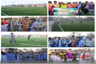 مسابقات فوتسال چمن مصنوعی جام رمضان در شهرستان خاش برگزار شد