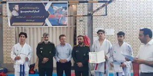 معرفی نفرات برتر مسابقات قهرمانی کاراته بسیج استان قزوین