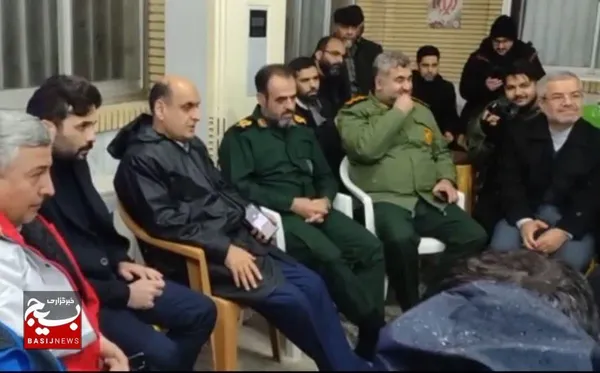خدمت جهادی بسیج سازندگی سپاه قدس گیلان در پیربازار