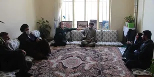 دیدار با خانواده شهید الیاس ارجمند در لردگان